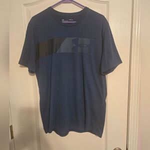Under Armour Men's Graphic Blue Tee Size Large